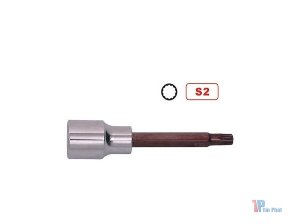 5 x 100mm Đầu tuýp lục giác 12 bông Asaki AK-7233