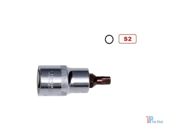 AK-7297 Đầu tuýp gẵn mũi bông 12 cạnh