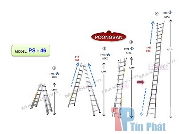 Thang nhôm cao cấp Poongsan PS-47